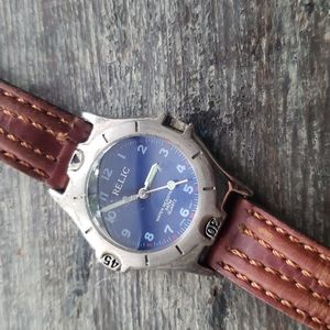 Relic Watch Leather Band
